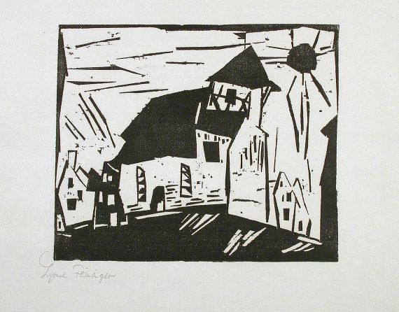 Lyonel Feininger - Vollersroda (Kirche in Vollersroda)