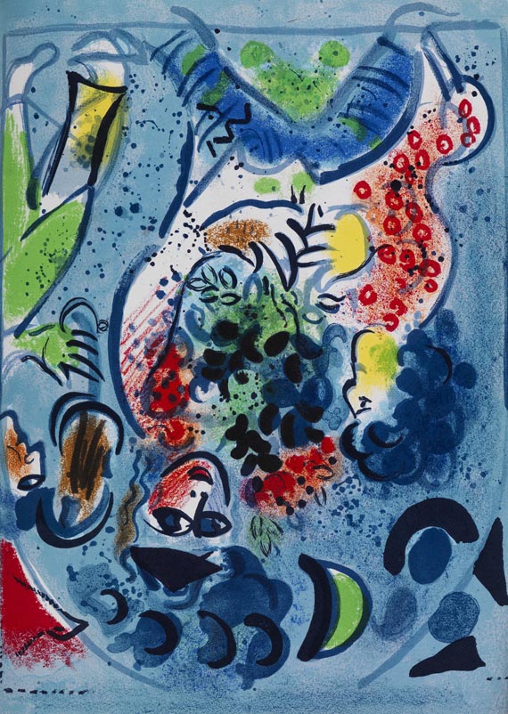 Marc Chagall - Chagall. Lithograph. Deutsche Ausgabe. Bände I-IV (von VI) - Altre immagini