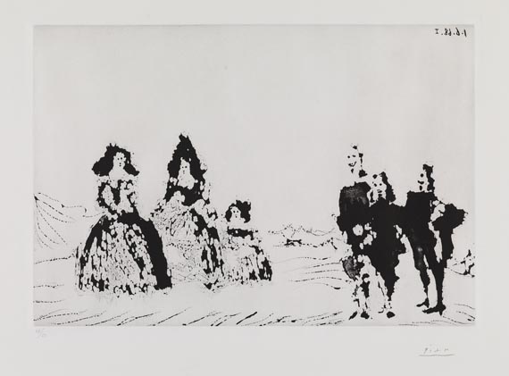 Pablo Picasso - Ménines et Gentilshommes dans la Sierra
