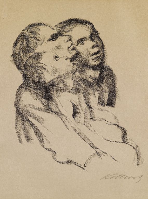 Käthe Kollwitz - Zuhörende