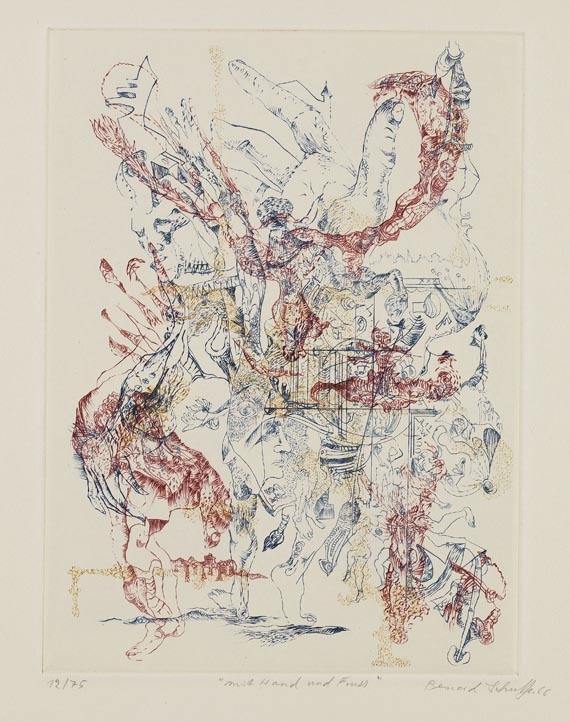 Bernard Schultze - "mit Hand und Fuß"