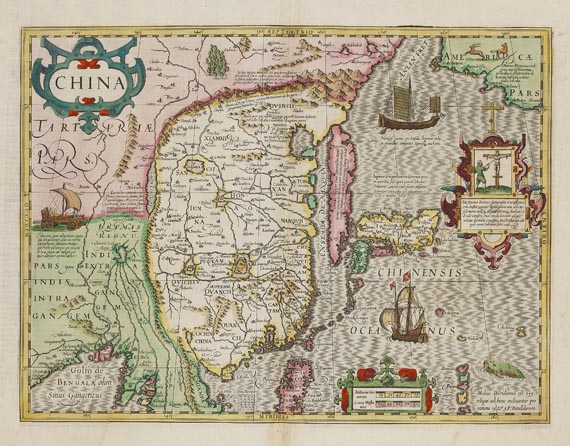  Asien - 1 Bl. Hondius, H., China.