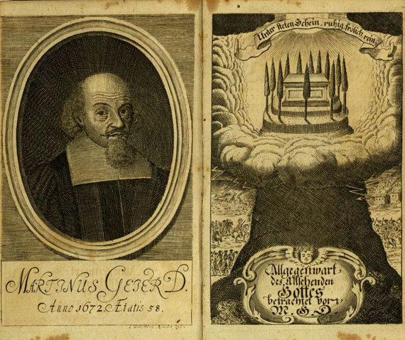 Martin Geier - Allgegenwart unseres allsehnden Gottes (1696).