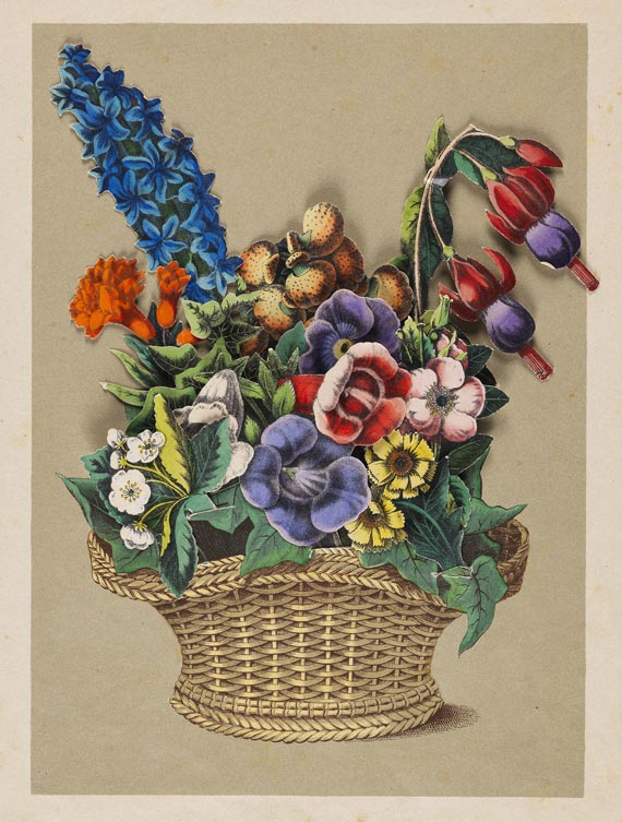 Einsteckbögen - Das Reich der Blumenkönigin. 1865 (67)