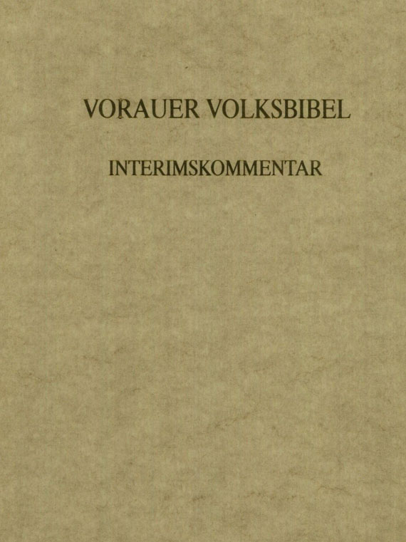   - Vorauer Volksbibel. 4 Bde. 1989-93 (inkl. 4 Kommentarbde.)
