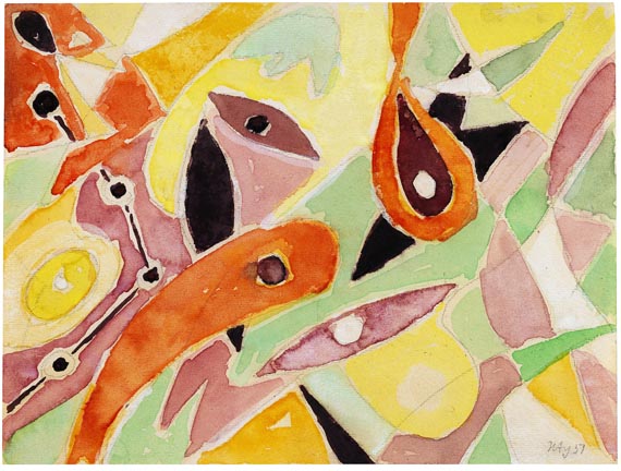 Ernst Wilhelm Nay - Rhythmische Komposition