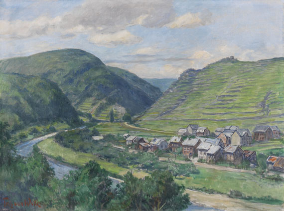 Fritz von Wille - Vallis porta (Blick auf Walporzheim)