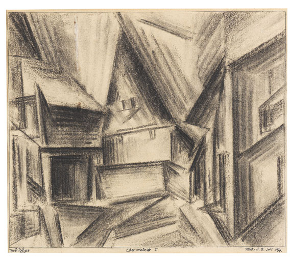 Lyonel Feininger - Ober-Weimar I