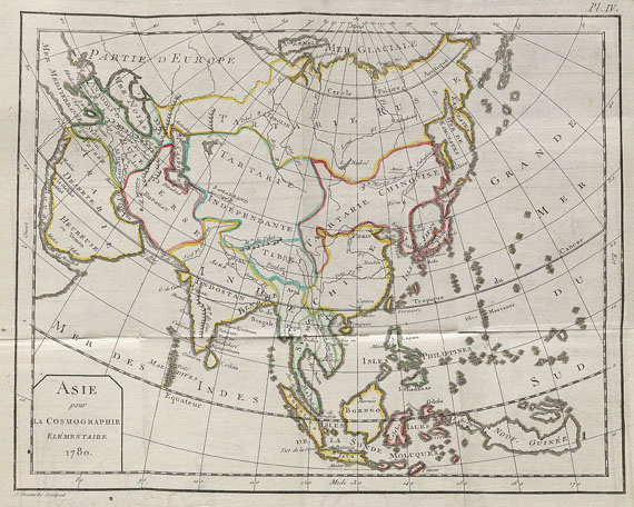 Edme J. Mentelle - Cosmographie Élémentaire. 1781