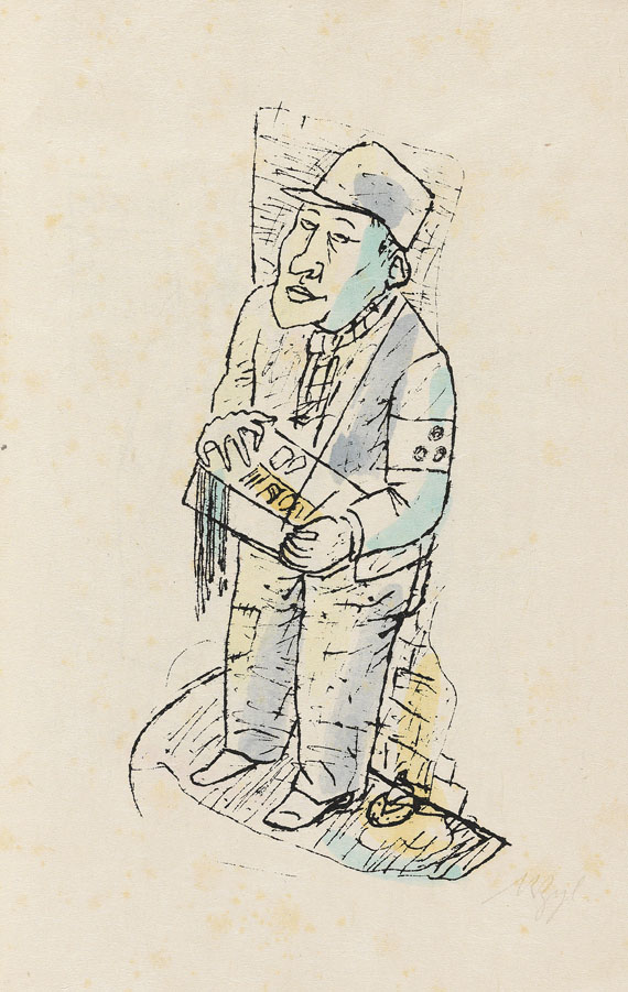 Richard Ziegler - Der Mann muss hinaus. Ca. 1926.