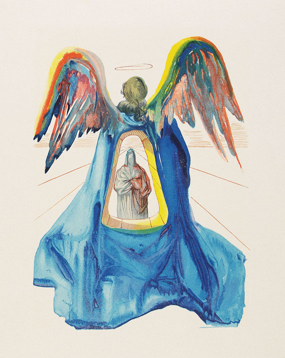 Salvador Dalí - Dante, La Divina Commedia. 6 Bde. 1963.