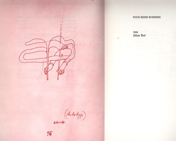 Dieter Roth - Die gesamte Scheisse. 1973. + Die blaue Flut. (Gesammelte Werke, Bd. 14) 1967.