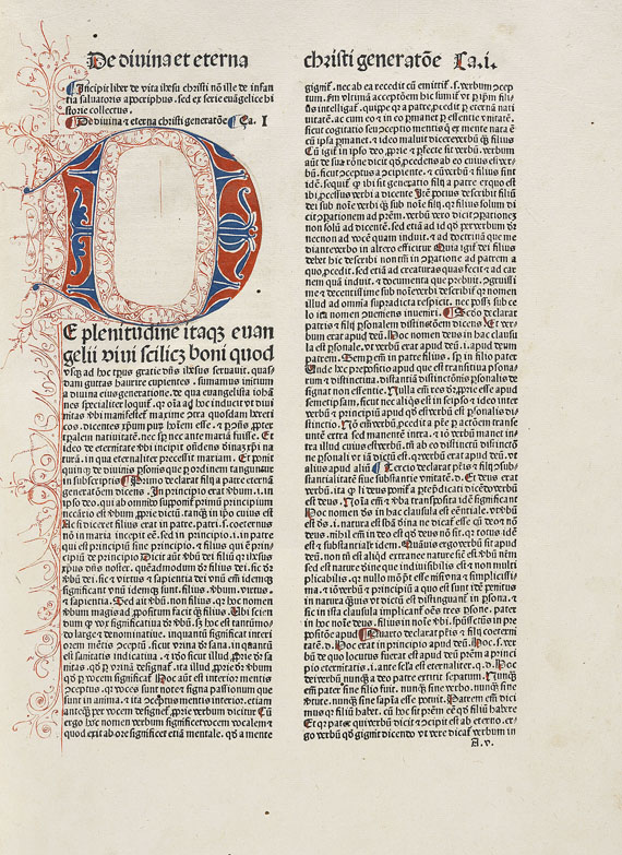 Ludolphus de Saxonia - Vita Christi, 1487.