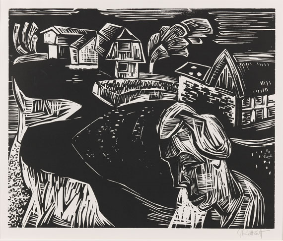 Karl Schmidt-Rottluff - Nordische Landschaft