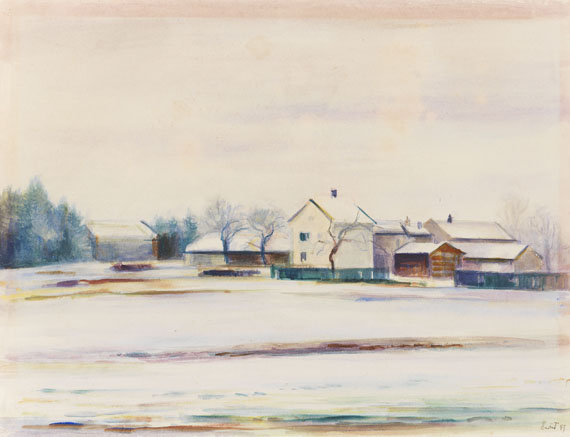 Josef Karl Nerud - Winterlandschaft