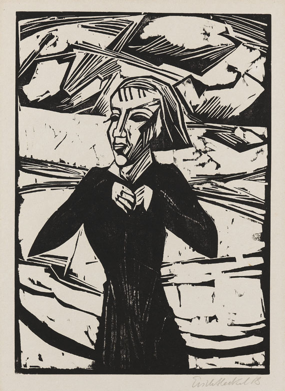 Erich Heckel - Mädchen am Meer