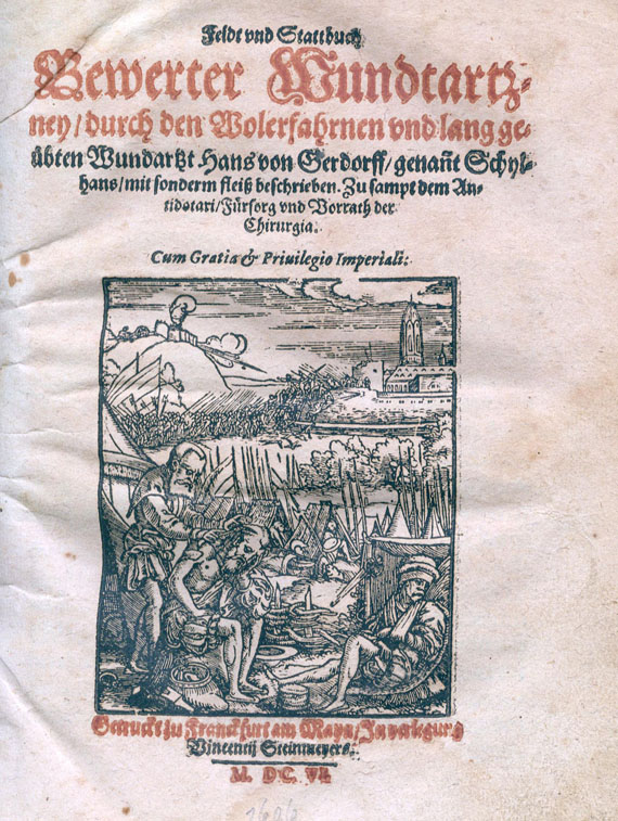 Hans von Gersdorff - Bewerter Wundtartzney, 1606
