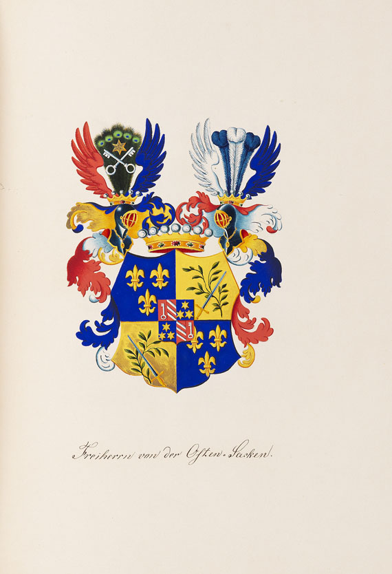 Johann von Radetzky - Der Herold der Ostsee-Provinzen (Manuskript). 1866 und 1870. 2 Bde. - Altre immagini