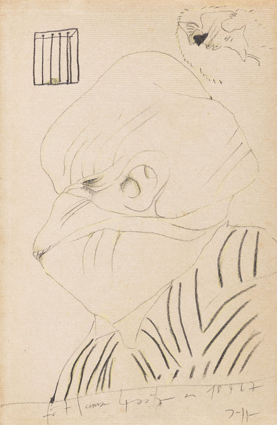 Horst Janssen - Kafka, In der Strafkolonie. 1919