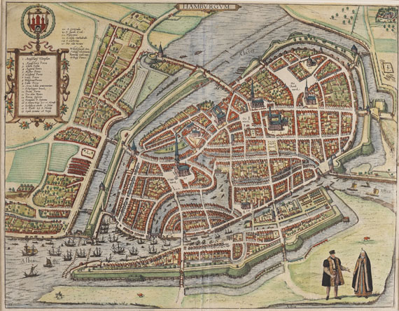  Hamburg - 1 Bl. Hamburgum. 1588.