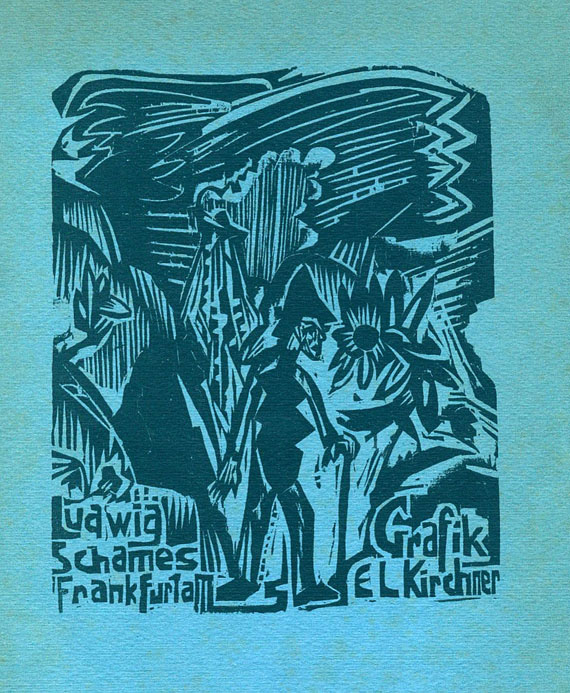 Ernst Ludwig Kirchner - Schames: Ausstellung Kirchner. 1920.