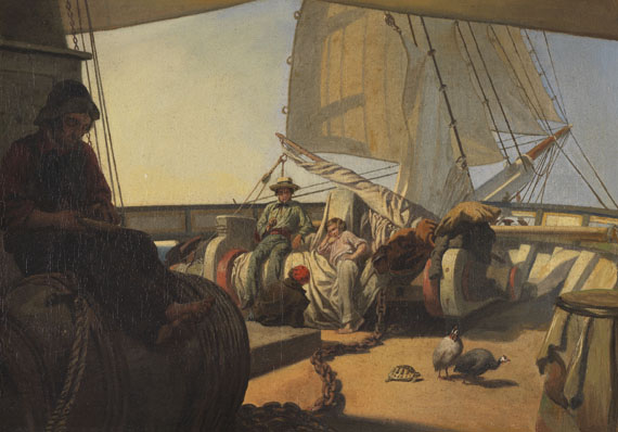  England - An Deck eines Segelschiffs