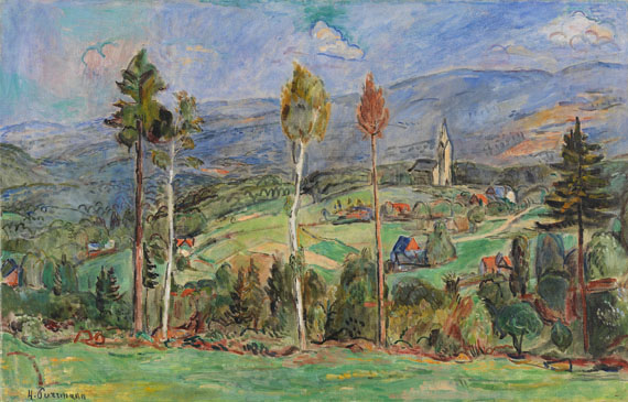 Hans Purrmann - Schlesische Landschaft