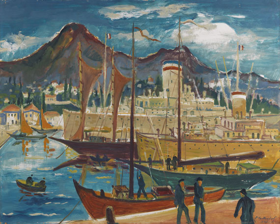 Franz Heckendorf - Hafen von Triest