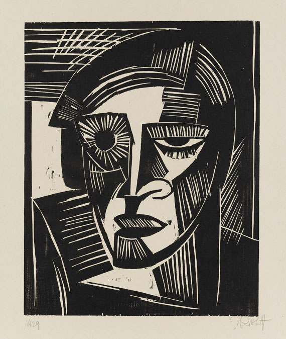 Karl Schmidt-Rottluff - Frauenporträt