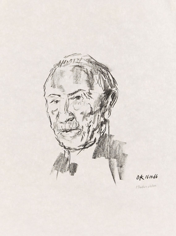 Oskar Kokoschka - Konrad Adenauer