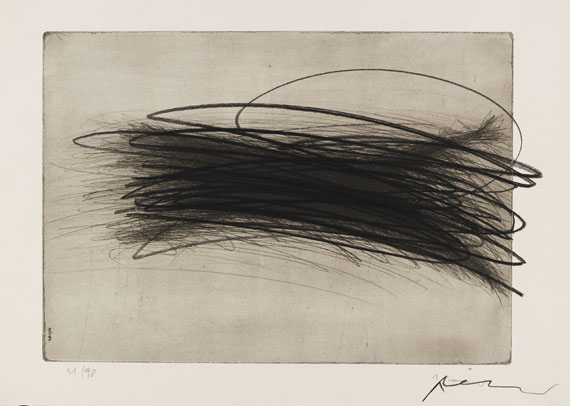 Arnulf Rainer - Die schwarze Schwimmerin