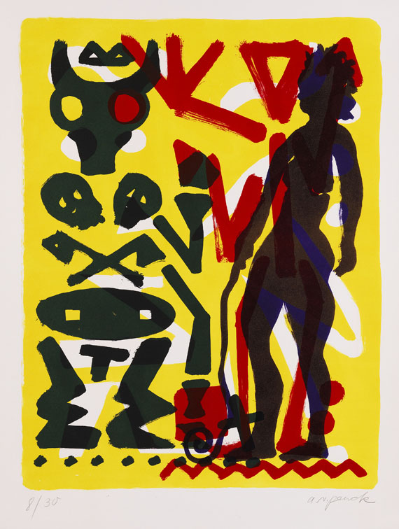 A. R. Penck (d.i. Ralf Winkler) - Ohne Titel