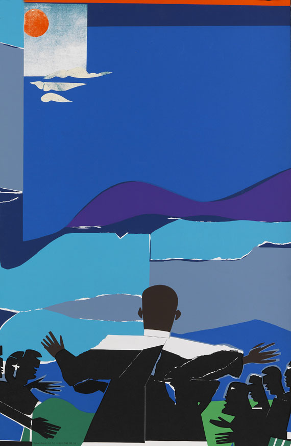 Romare Bearden - Martin Luther King, Jr. - Mountain Top