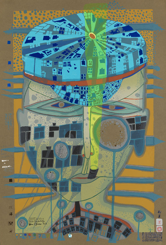 Friedensreich Hundertwasser - Il Marinaio (One of five seamen)