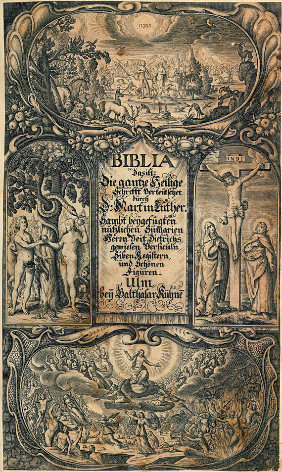 Biblia germanica - Biblia germanica. Ulm 1664.