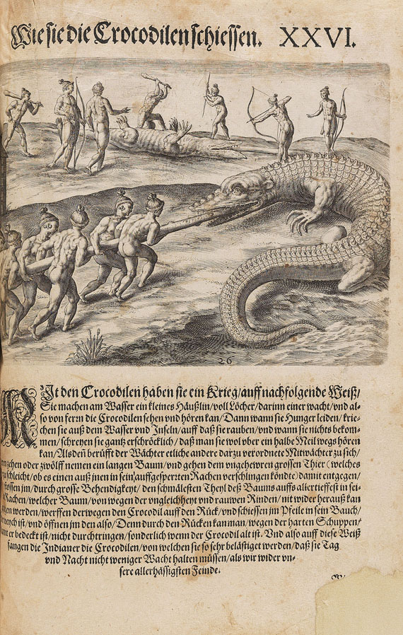 Theodor de Bry - Große Reisen - Amerika. 5 Tle. in 1 Bd. 1590 - Altre immagini