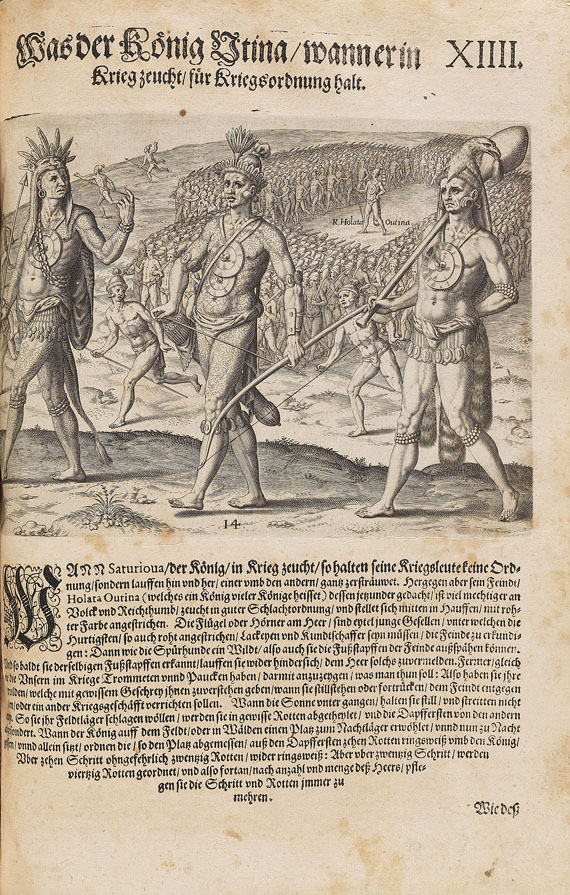 Theodor de Bry - Große Reisen - Amerika. 5 Tle. in 1 Bd. 1590 - Altre immagini