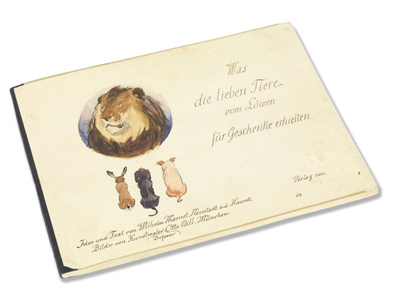 Otto Dill - Original Manuskript, "Was die lieben Tiere vom Löwen" - Altre immagini