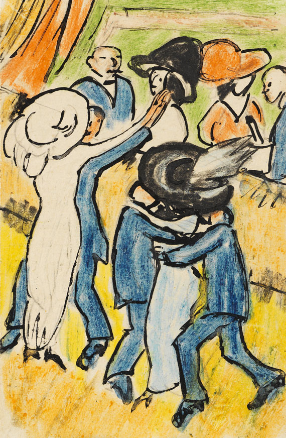 Hermann Max Pechstein - Im Tanzcafé