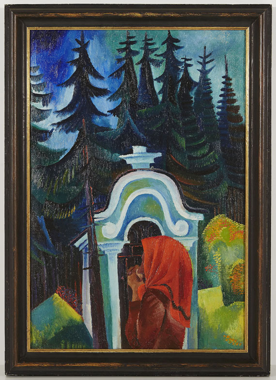 Conrad Felixmüller - Waldkapelle - betende Bäuerin (Böhmen) - Altre immagini