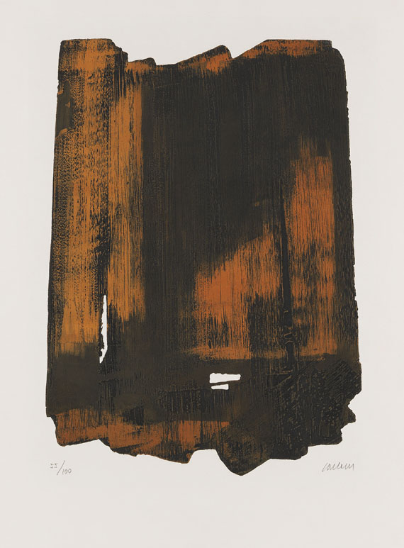 Pierre Soulages - Eau-Forte XVI