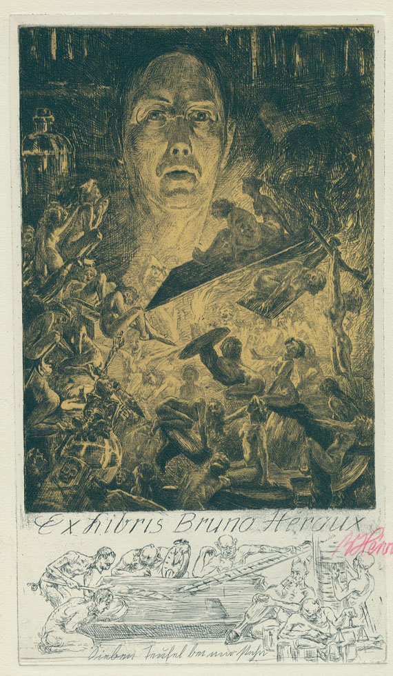  Exlibris - Héroux, B., 101 Exlibris. 1917.