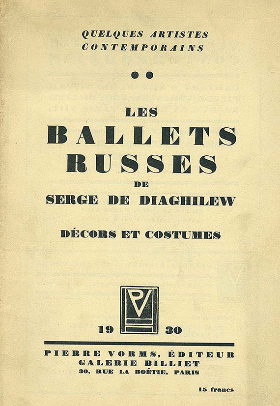   - 7 Hefte zum Ballett (Russalnd, Schweden u. a.).