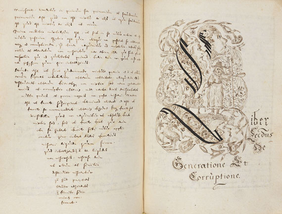  Manuskripte - Wyckersloot, C. van, 2 Vorlesungsmitschriften Univ. Löwen, in 1 Bd. 1653. - Altre immagini