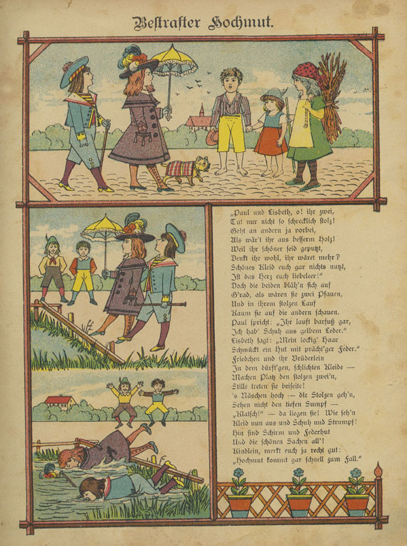   - Das bekannte Struwwelpaar. um 1902