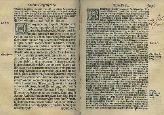   - Homelie quadraginta. 1516