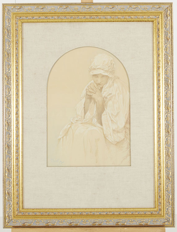 Alphonse Mucha - Porträt einer jungen Frau - Altre immagini