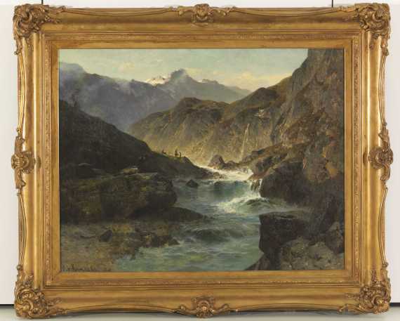 Otto Werner Henning von Kameke - Hochgebirge mit tosendem Fluss - Altre immagini