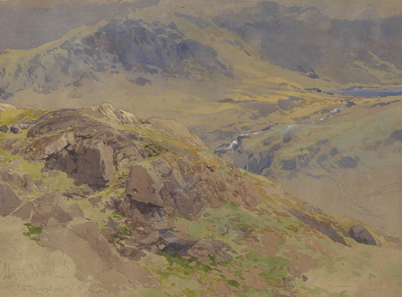 Edward Theodore Compton - Llyn Idwal (Nordwales)