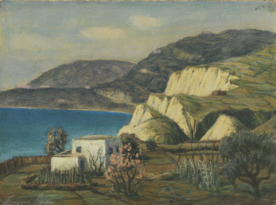 Eugen Spiro - Mediterrane Küstenlandschaft